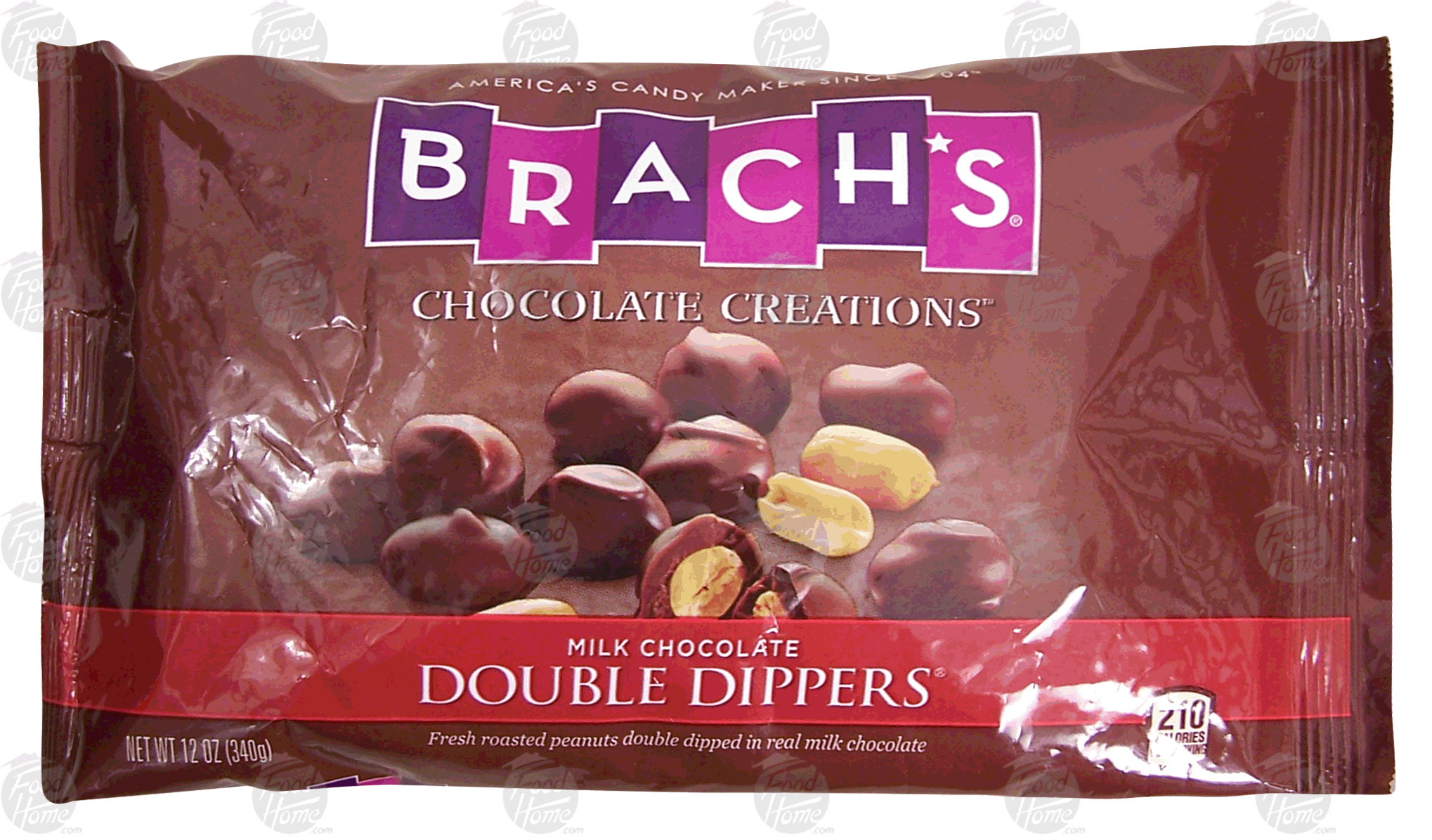 Brach's Double Dippers roasted peanuts double dipped in 100% milk chocolate Full-Size Picture